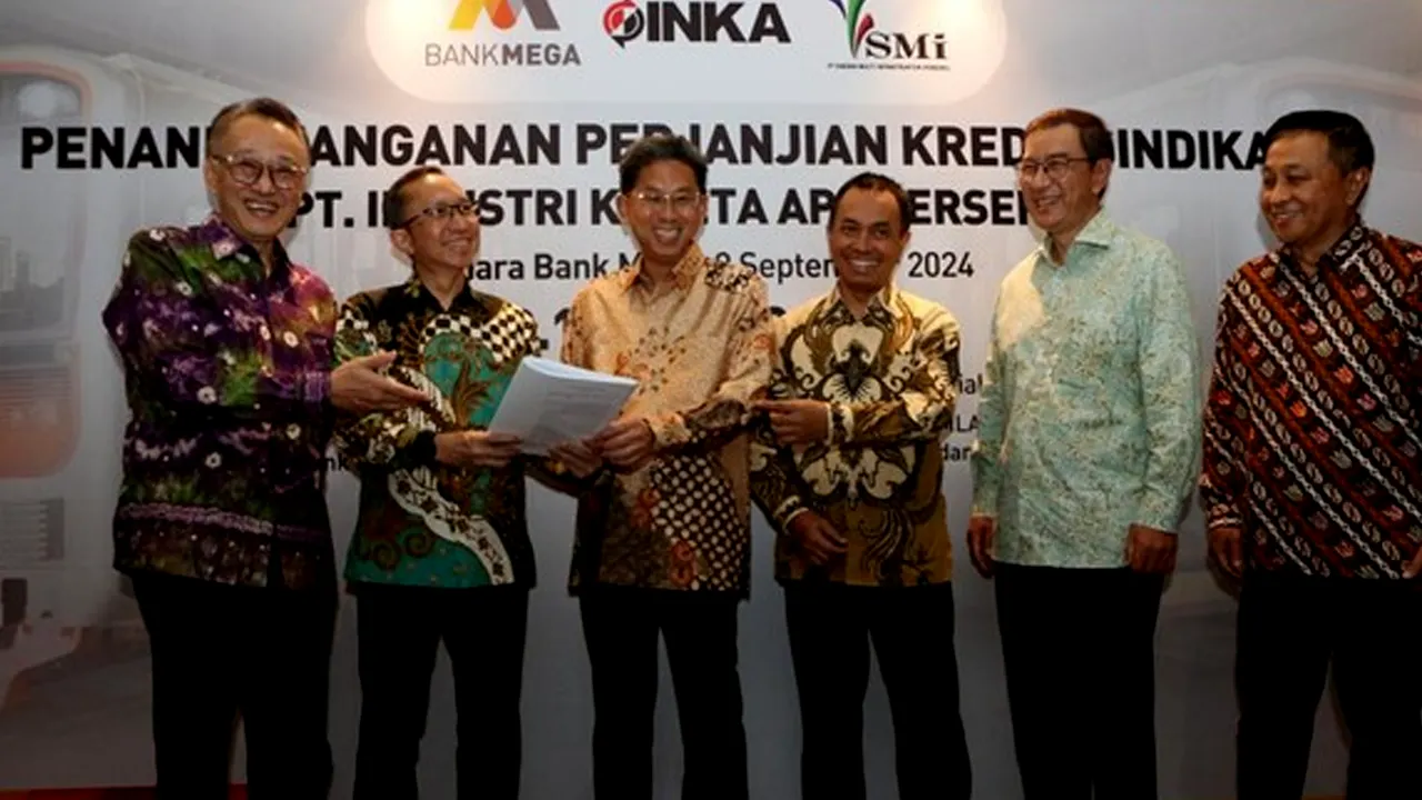 Bank Mega dan SMI Beri Dukungan Kredit ke PT INKA Senilai Rp 21 T